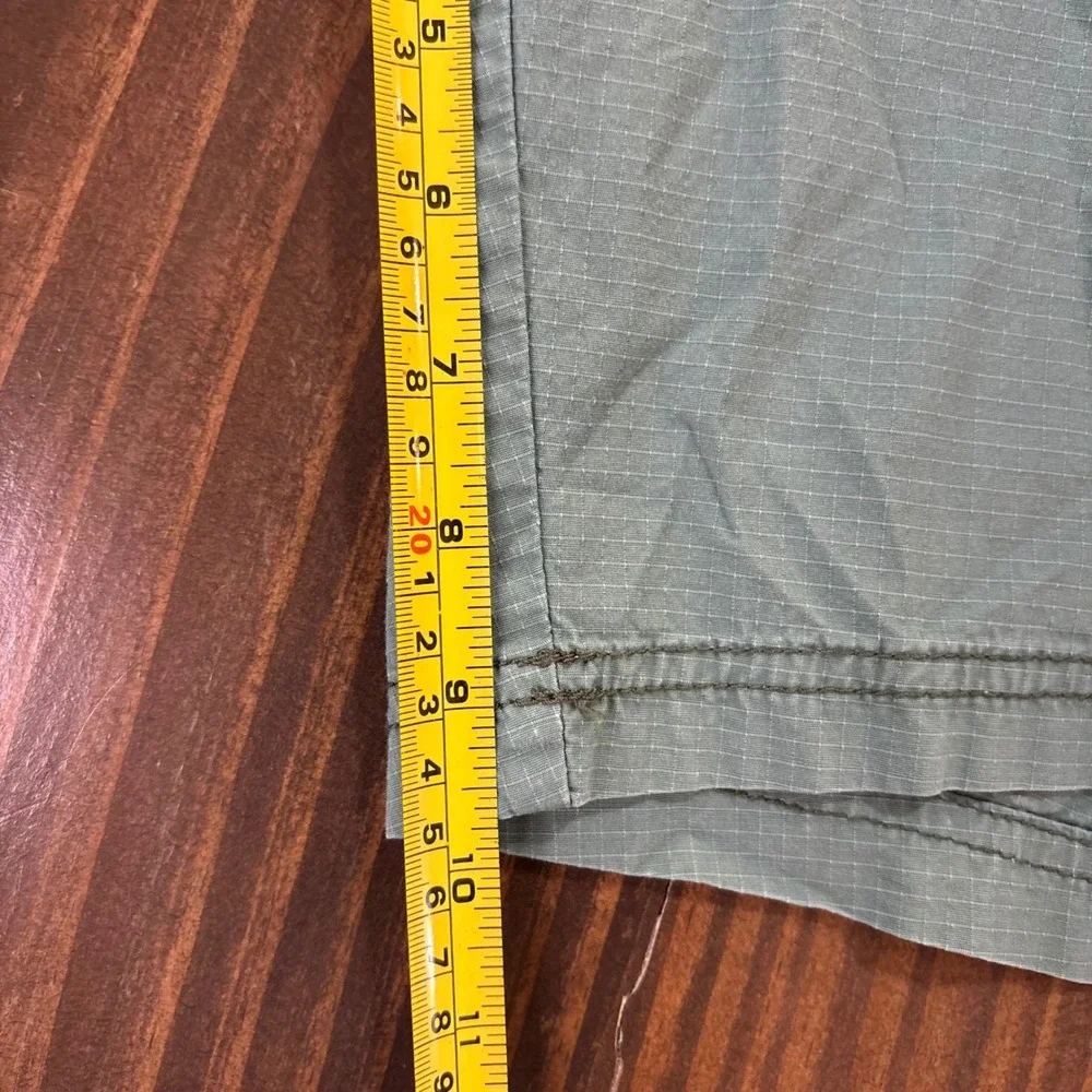 Tommy Bahama‎ Mens Ripstop Cargo Shorts Sage Green Elastic Waist Large